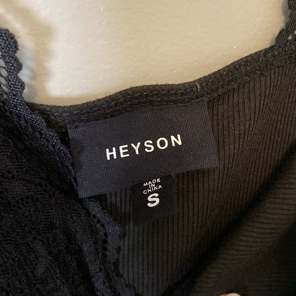 Heyson brand black bodysuit - size small - Picture 3 of 8